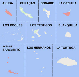 Range map of Gymnophthalmus underwoodi